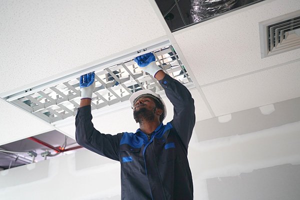 Ceiling Tile Installation